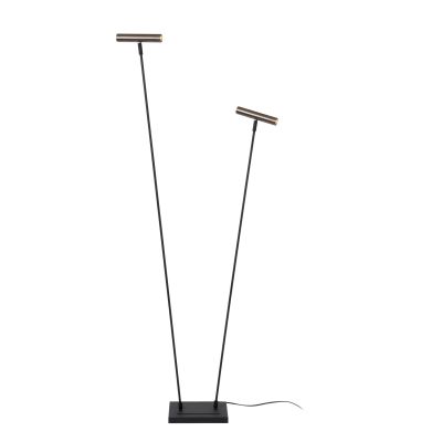 Lucide DUARTE - Floor lamp - 2xG9 - Grey iron - Vibes